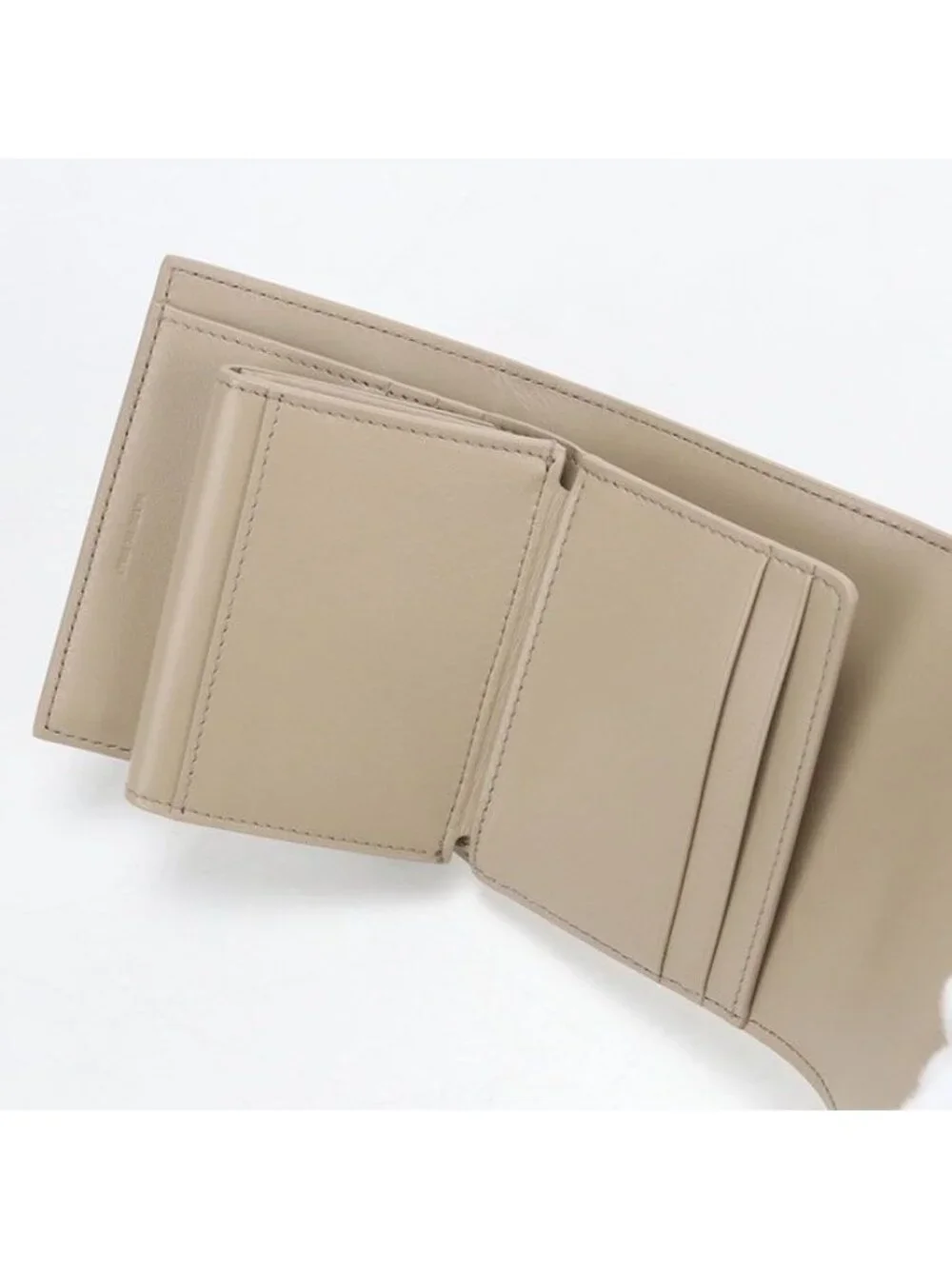 Celine Small Flap Wallet Triomphe Trifold Shiny Calfskin